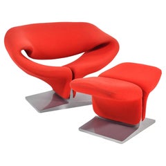 Pierre Paulin Ribon Chair & Ottoman
