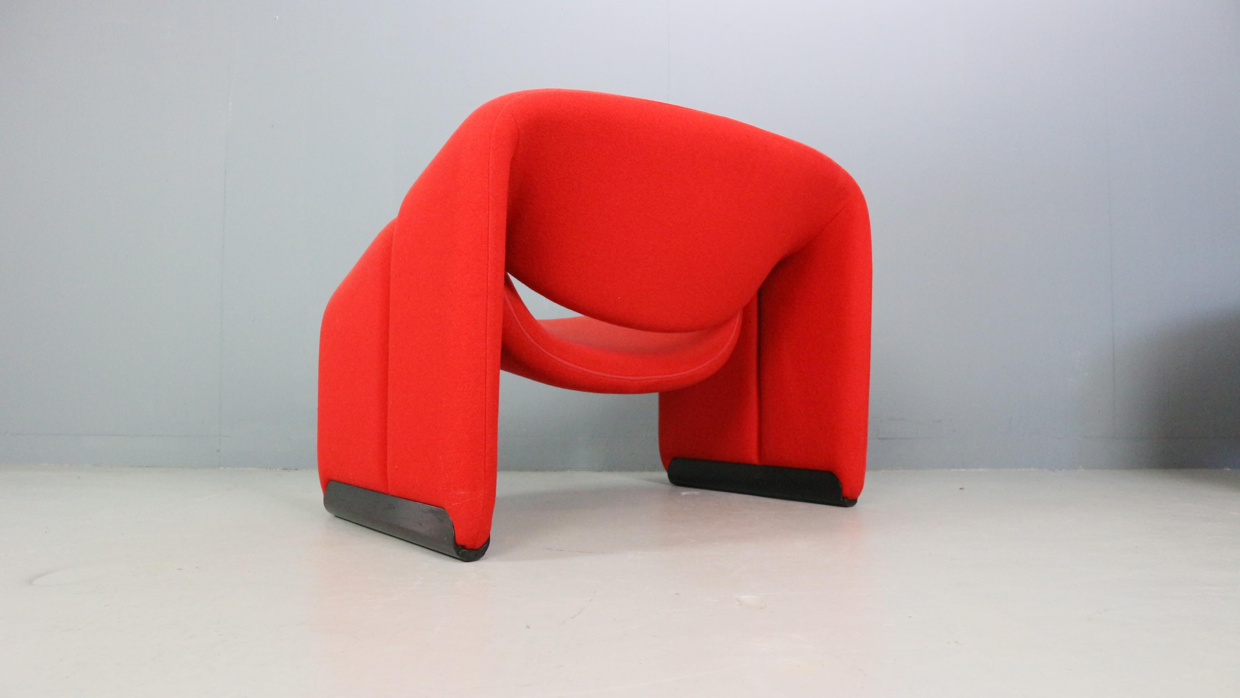 Pierre Paulin Set di 2 poltrone F598 Groovy per Artifort, 1972 in vendita 5
