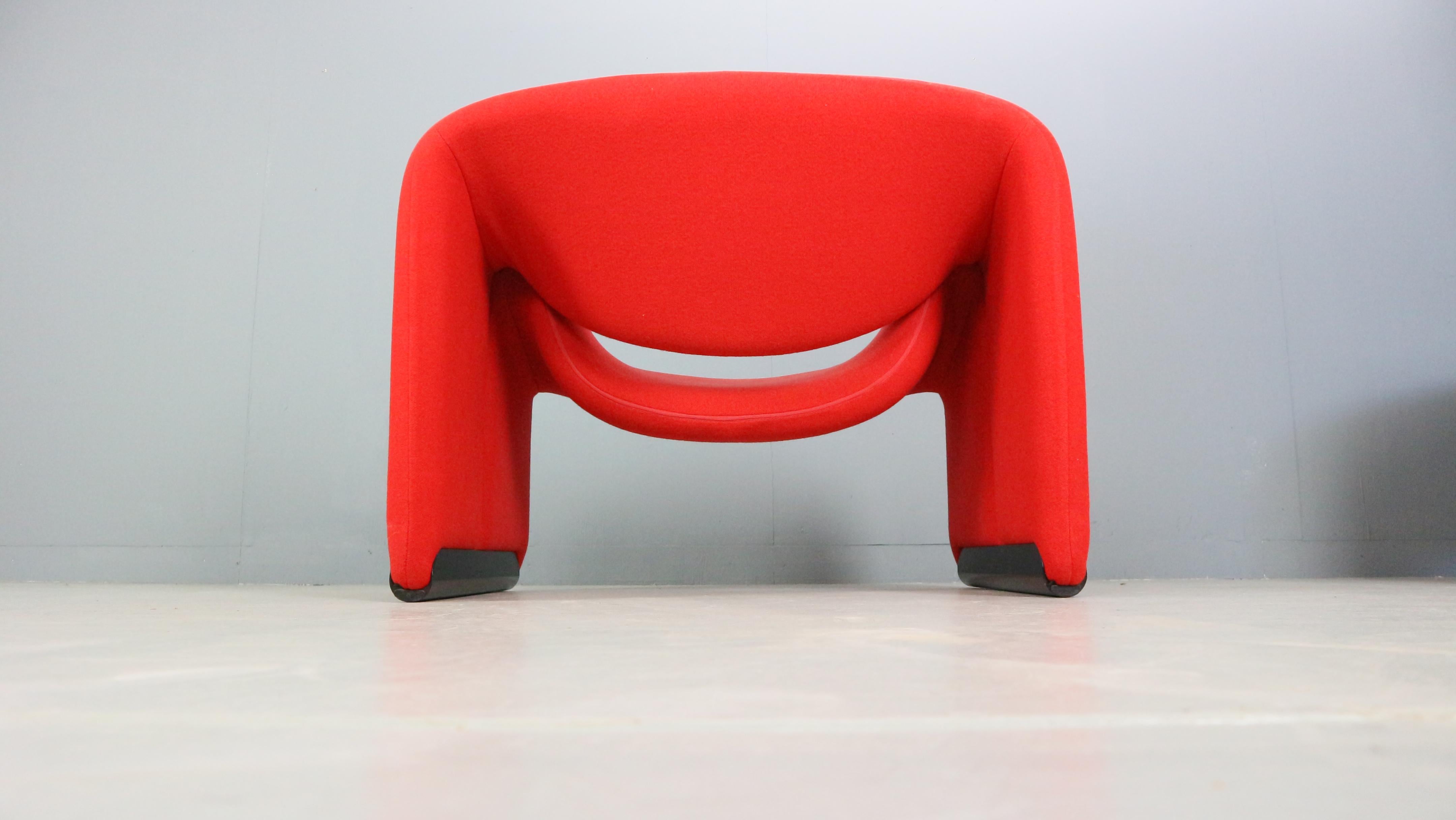 Pierre Paulin Set di 2 poltrone F598 Groovy per Artifort, 1972 in vendita 6