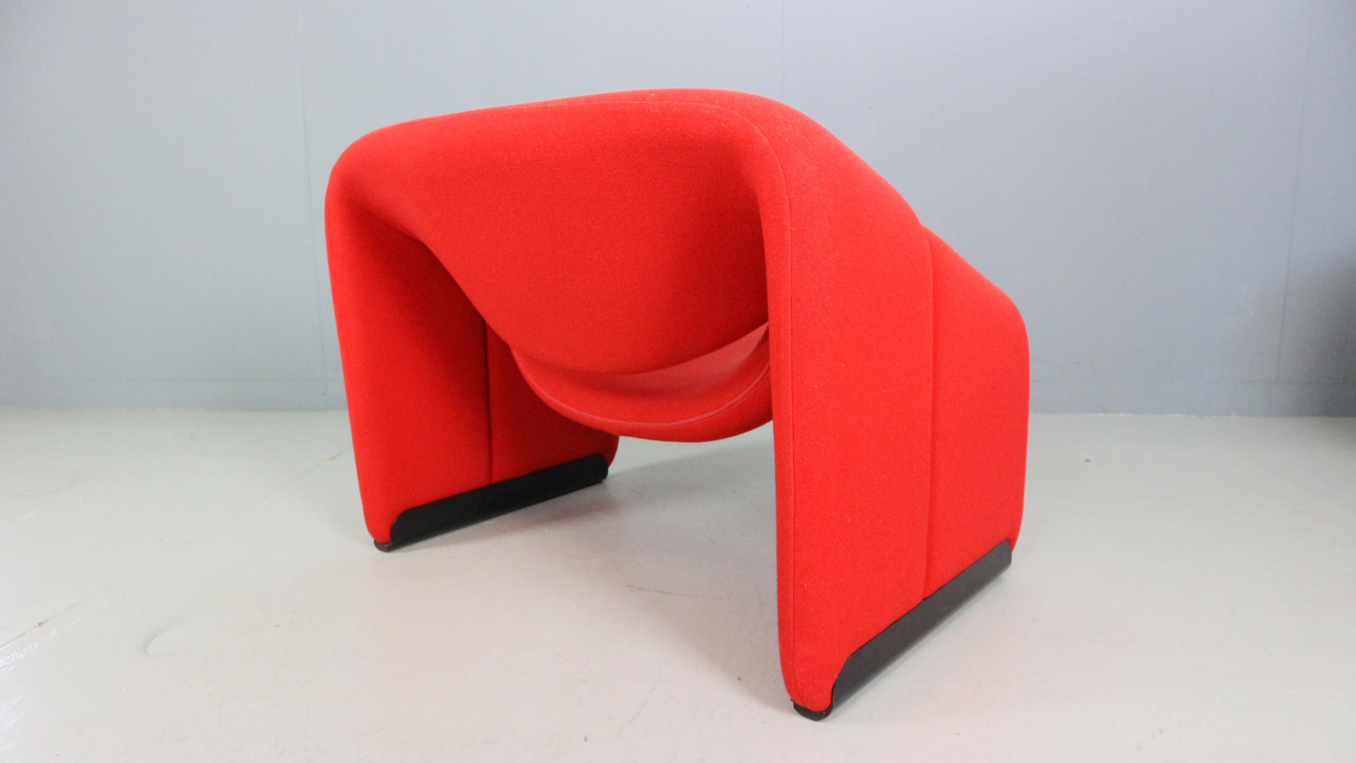 Pierre Paulin Set di 2 poltrone F598 Groovy per Artifort, 1972 in vendita 9