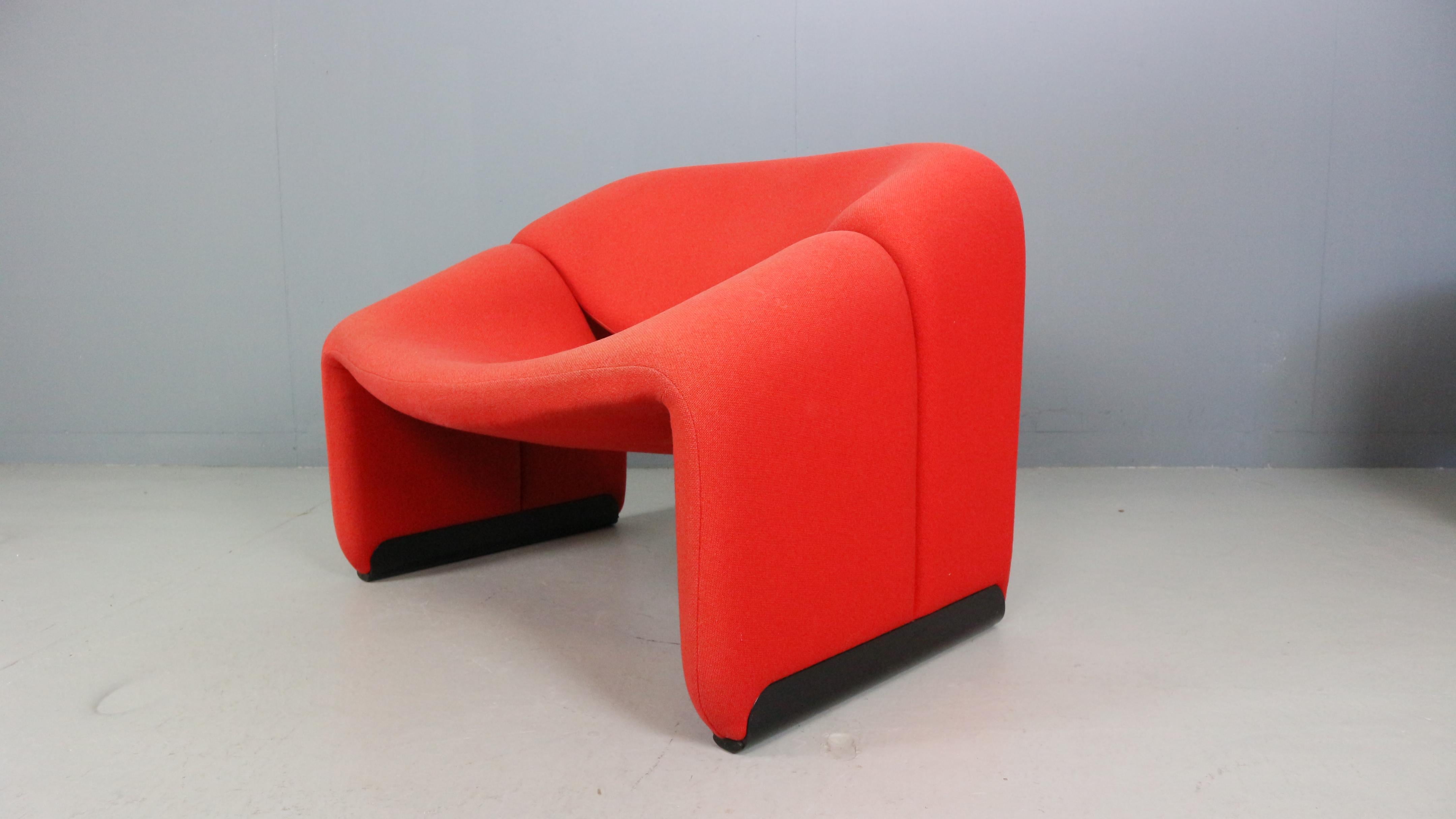 Pierre Paulin Set di 2 poltrone F598 Groovy per Artifort, 1972 in vendita 12