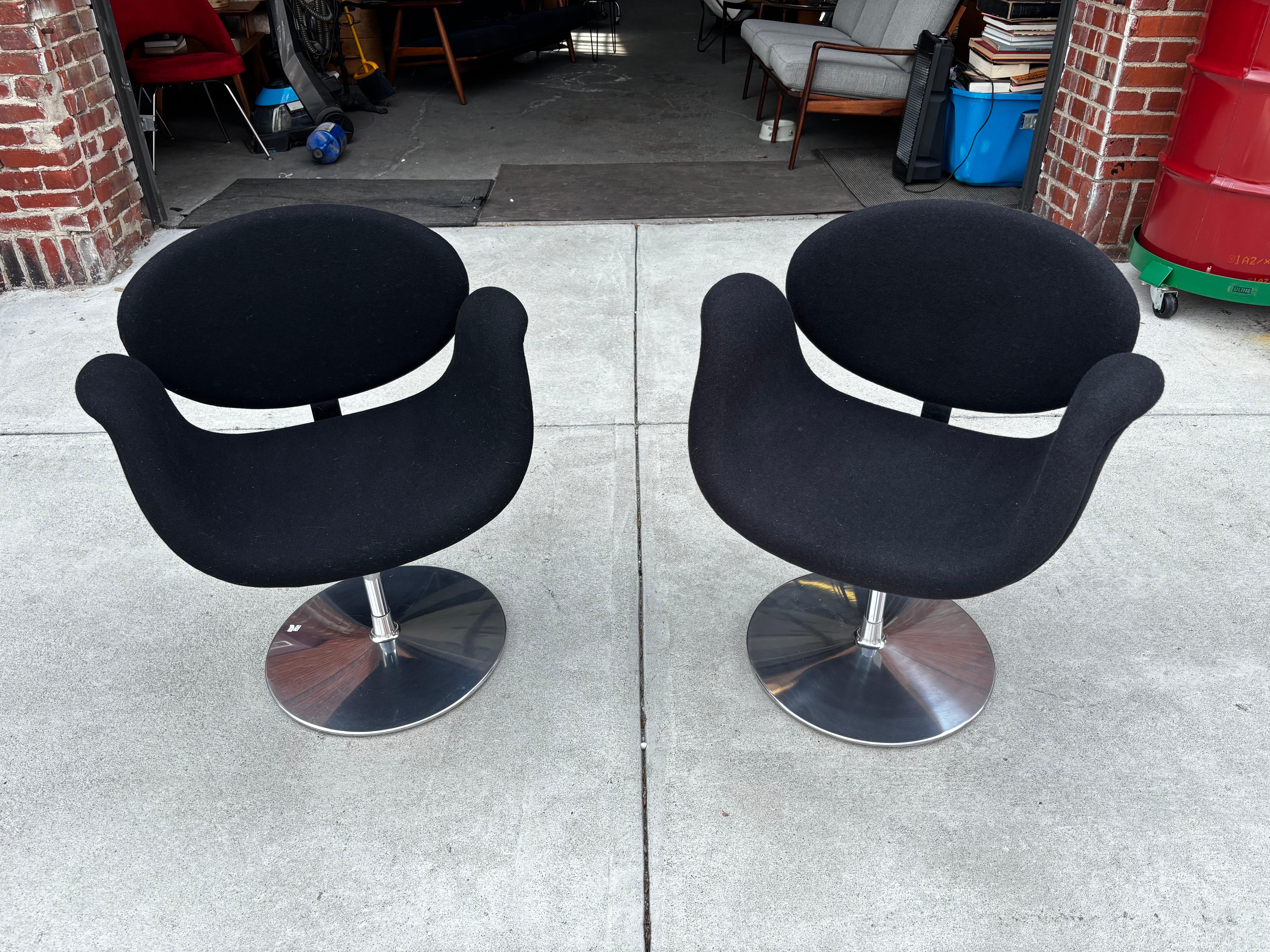 Pierre Paulin Small Tulip Chairs, vendute in coppia in vendita 2