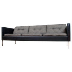 Pierre Paulin Sofa 442 in Black and Grey for Artifort Mid Century Modern 1962 