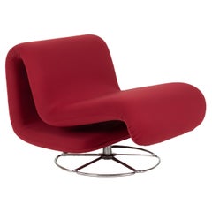 Vintage Pierre Paulin Style 1960's Swivel Lounge Chair