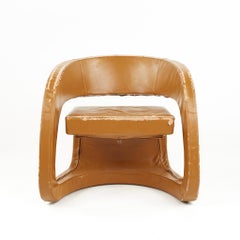 Mid Century Upholstered Lounge Chair