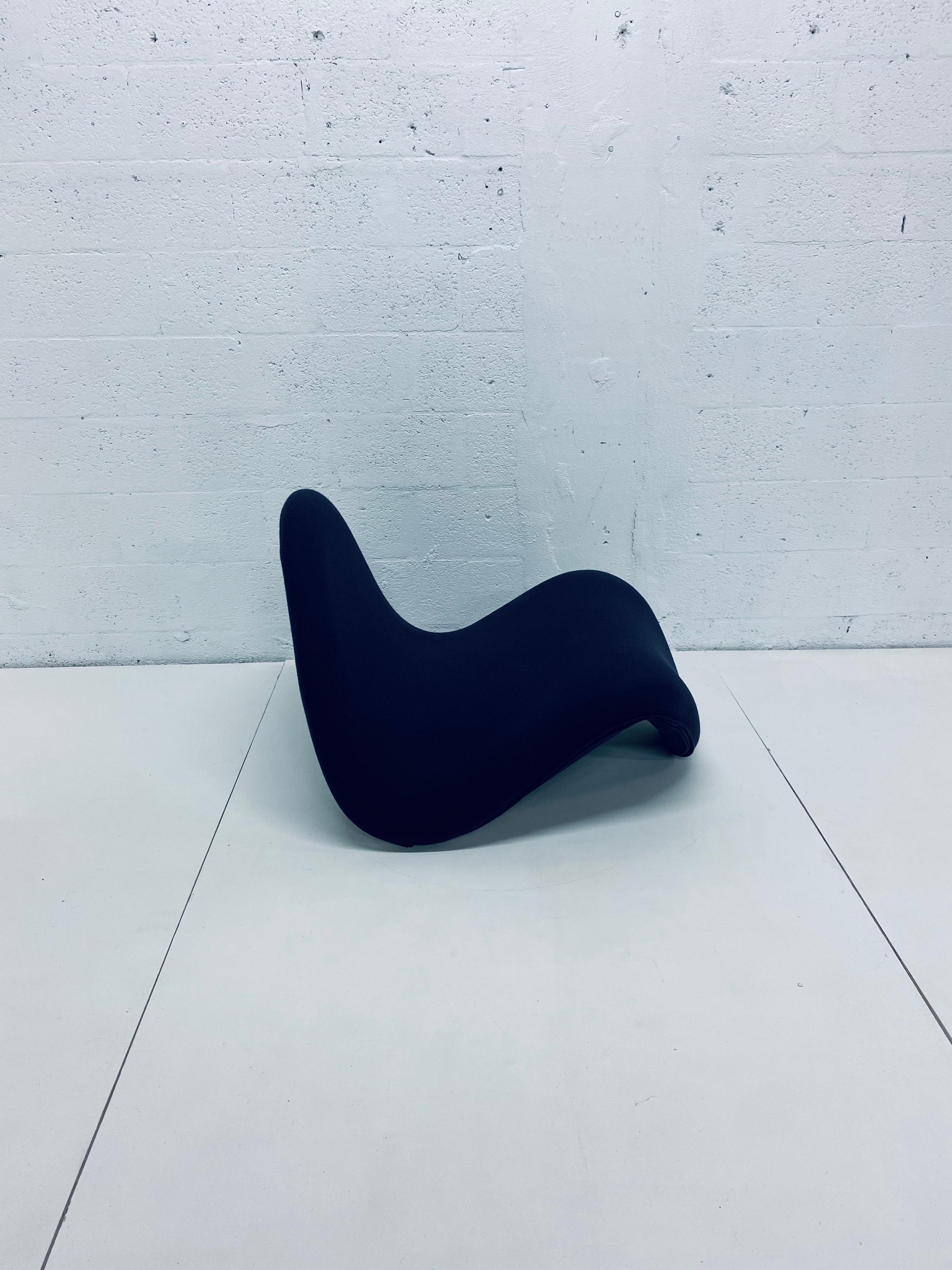 Pierre Paulin Tongue Chair Model F577 in Black Tonus for Artifort 3