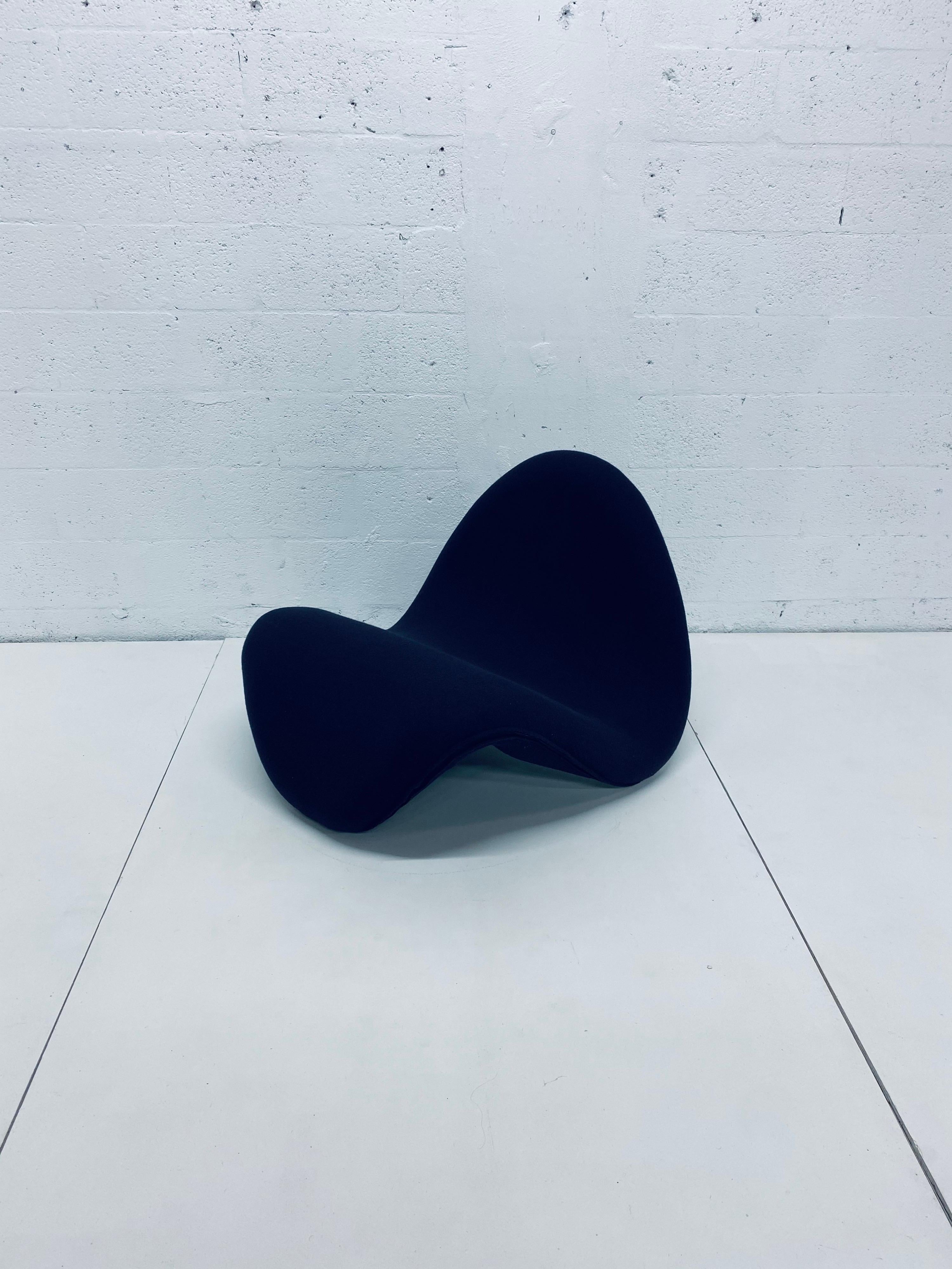 Pierre Paulin Tongue Chair Model F577 in Black Tonus for Artifort 4