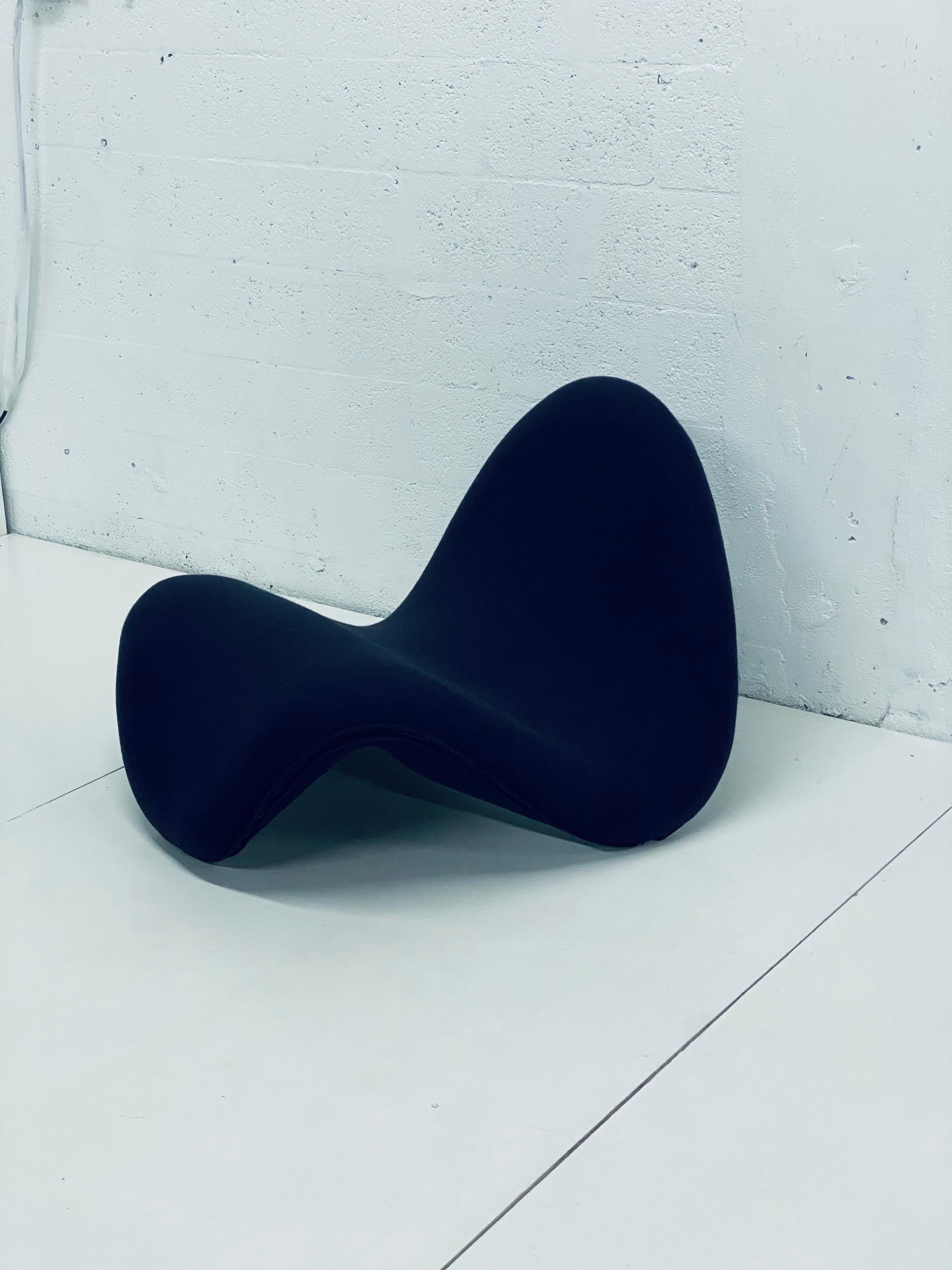 Pierre Paulin Tongue Chair Model F577 in Black Tonus for Artifort 8