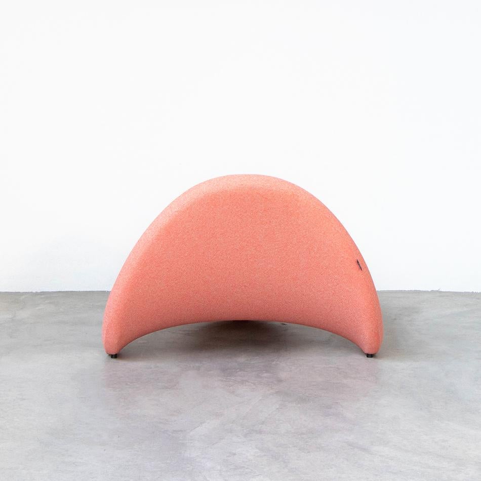 Mid-Century Modern Pierre Paulin Tongue Lounge Chair in Pink Fabric by Artifort, Netherlands
