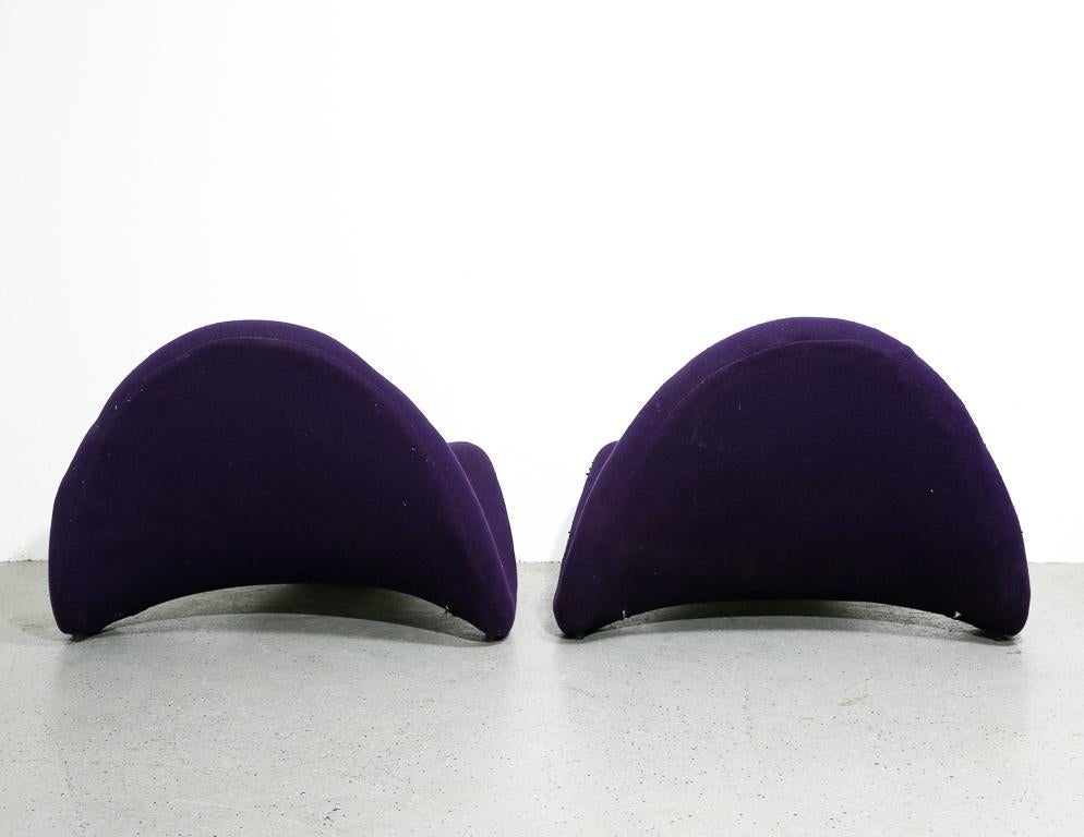 Mid-20th Century Pierre Paulin 'Tongue' Lounge Chairs