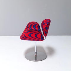 Petit fauteuil tulipe de Pierre Paulin x Jack Lenor Larsen par Artifort