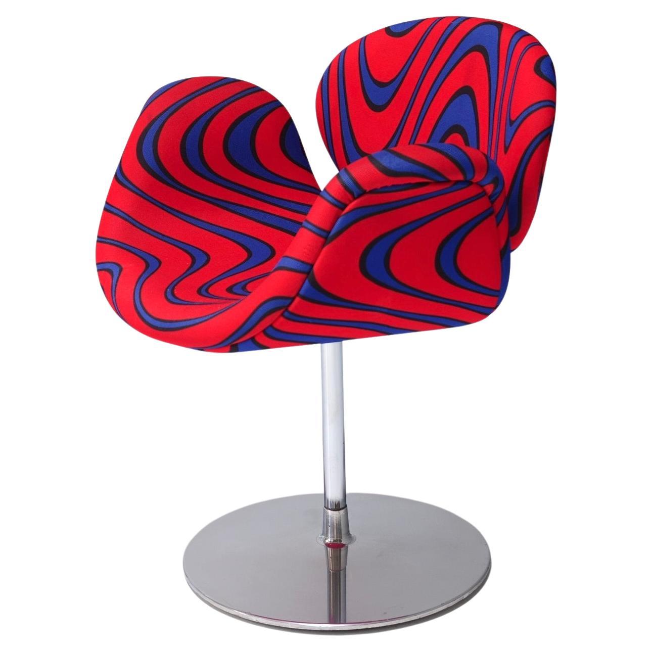 Pierre Paulin x Jack Lenor Larsen little tulip armchair by Artifort For Sale