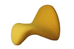 Pierre Paulin Yellow Tongue Chair Pair