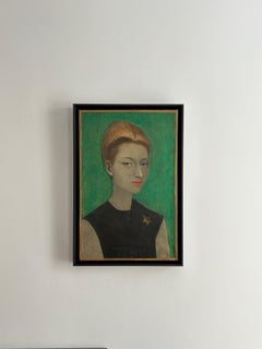 Pierre PELLOUX (1903-1975) Retrato de una mujer (Denise Clere (1937-2022))