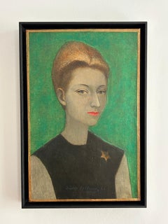 Pierre PELLOUX (1903-1975) Retrato de una mujer (Denise Clere (1937-2022))