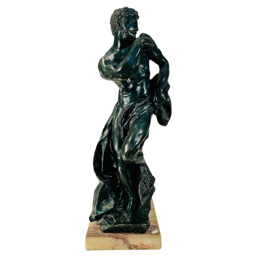 Pierre Puget french bronze Art Deco "Faun" circa 1900. For Sale