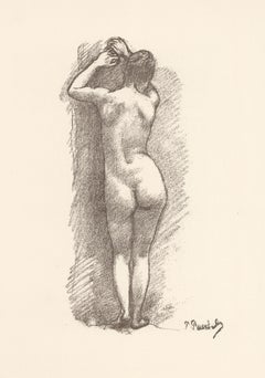 (después de) Pierre Puvis de Chavannes - Litografía "Etude