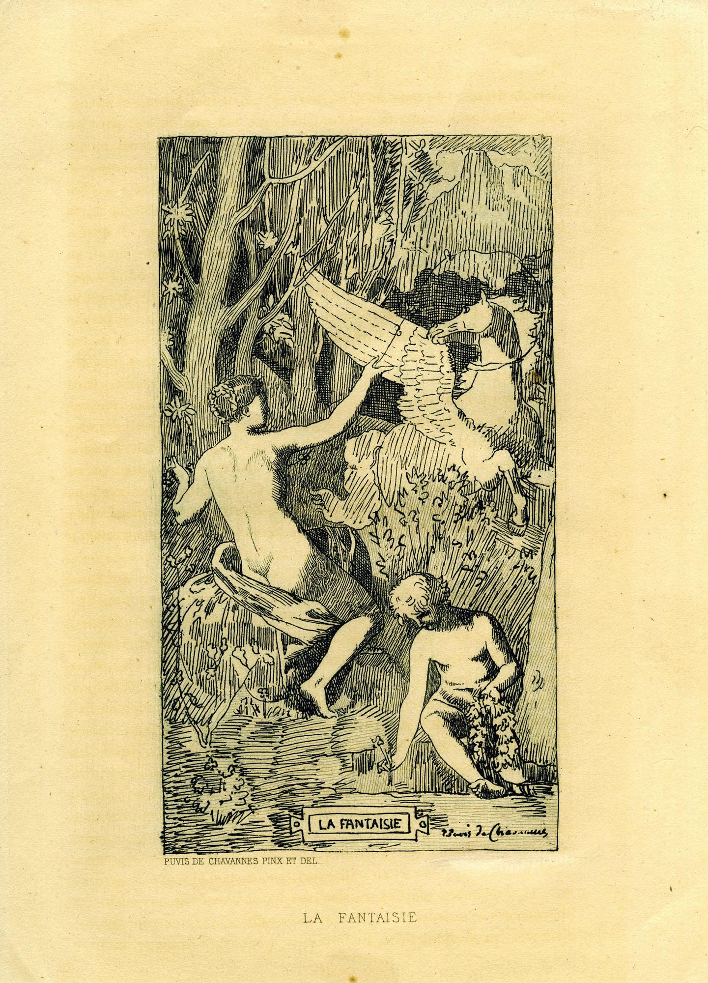 La Fantasie - Print di Pierre Puvis de Chavannes