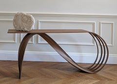 Pierre Renart American walnut Fusion side table