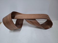 Pierre Renart little Mobius bench American walnut