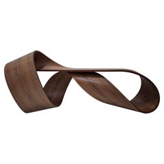 Pierre Renart little Mobius bench American walnut
