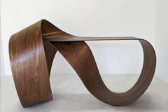 Pierre Renart Möbius console table American Walnut