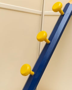 Pierre Sala Wardrobe In The Postmodern Memphis Design Crayon Blue Yellow, 1980s