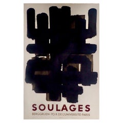 Pierre Soulages "Berggruen Poster", 1958