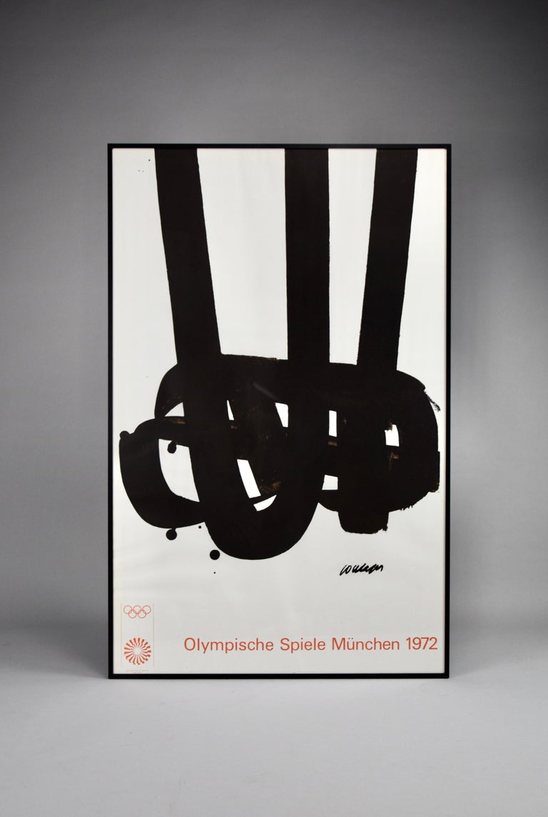 Affiche d'Escrime Munich Olympics par Otl Aicher, 1972 en vente sur