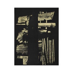 1959 original lithograph by Pierre Soulages printed by Mourlot - XXème siècle