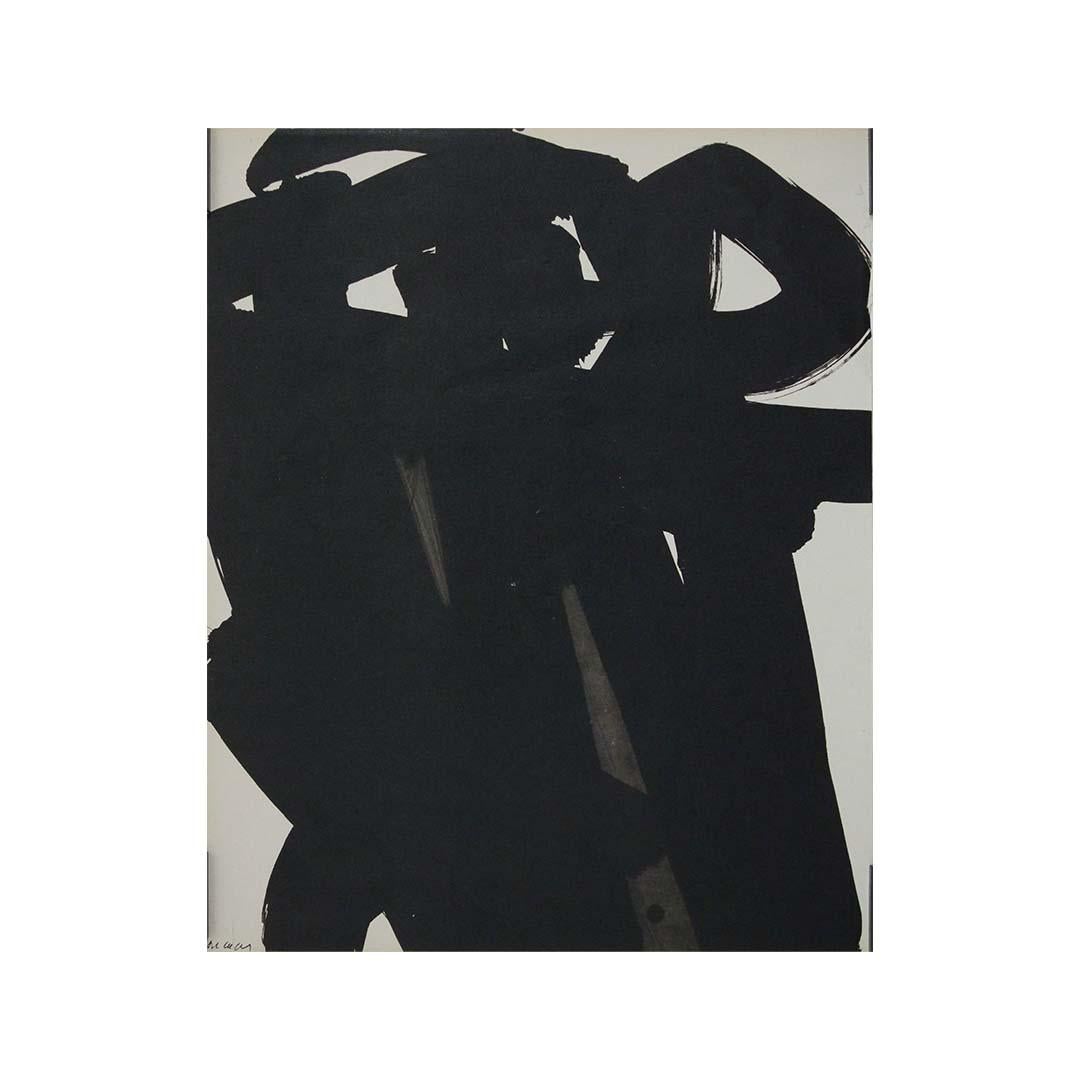 1967 litografia originale di Pierre Soulages per Revue XXe siècle in vendita 3