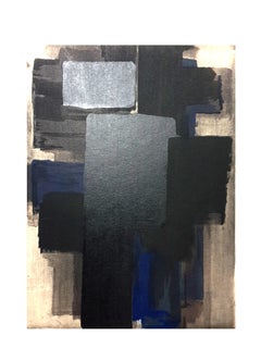 after Pierre Soulages - Pochoir