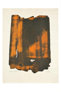 Eau Forte, Tinte von Pierre Soulages