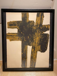 Eau Forte XVIII, 1962, Etching, Limited Edition of 100 by Pierre Soulages -BNF19