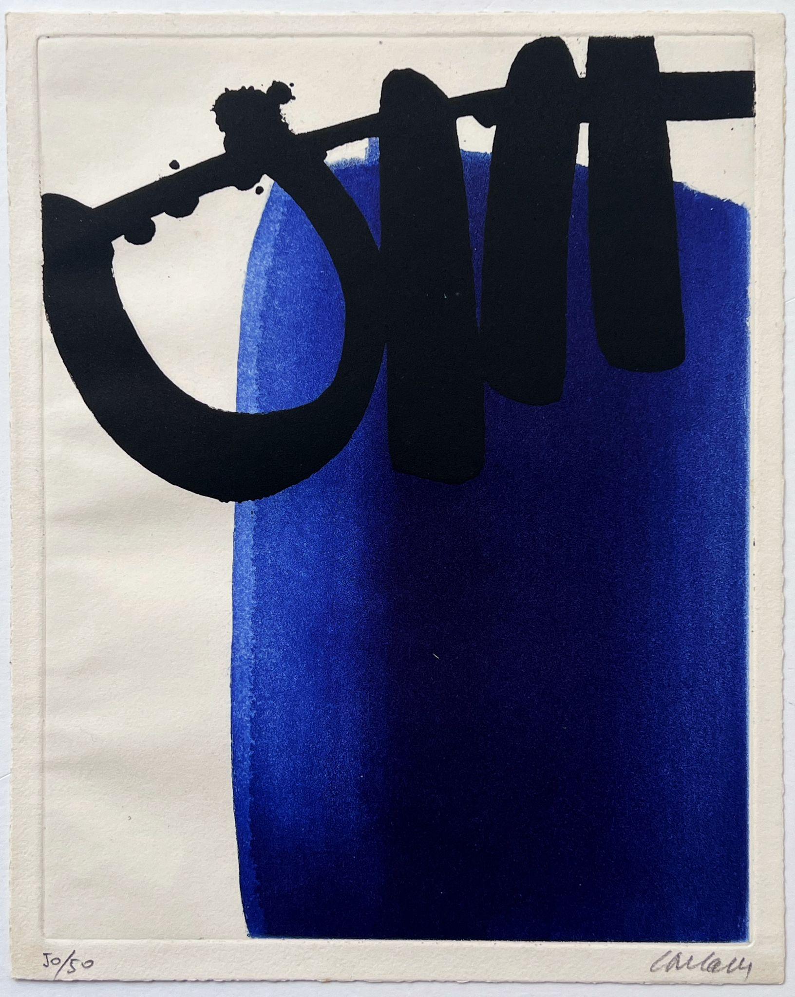 Eau-forte XXI - Print by Pierre Soulages