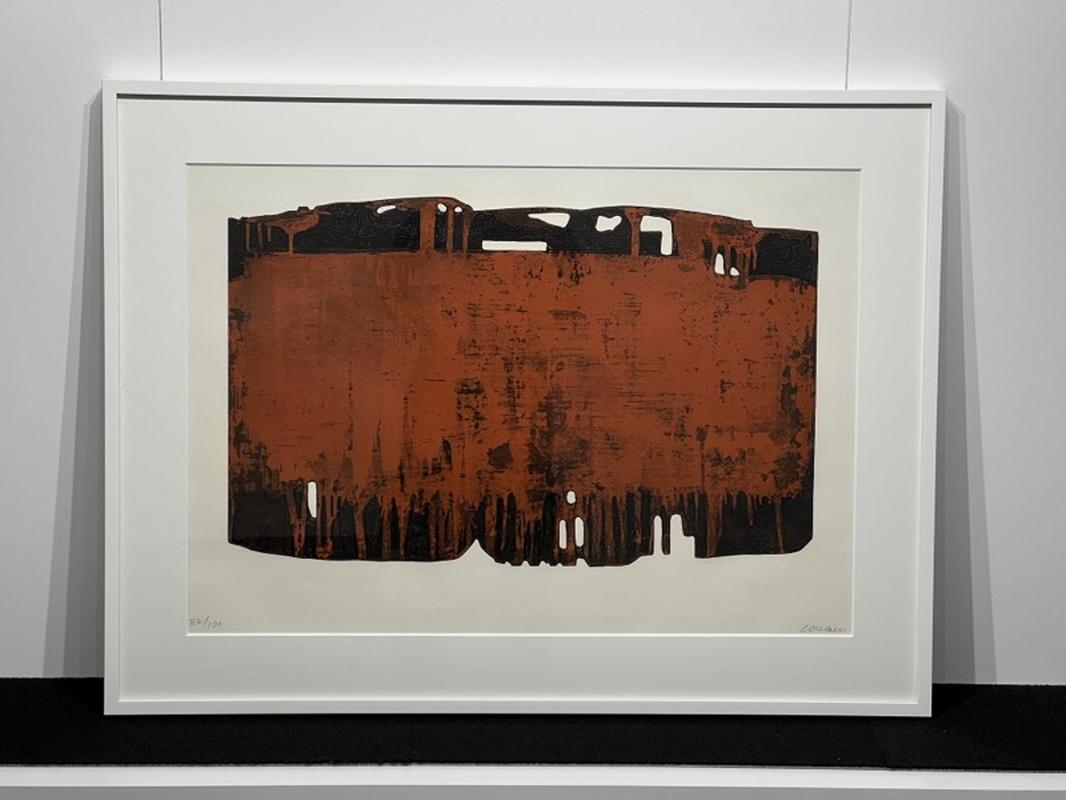 Eau Forte XXV, 1974, Etching, Limited Edition of 100 by Pierre Soulages -BNF27 For Sale 1