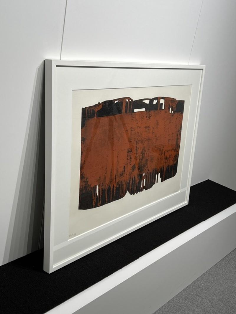 Eau Forte XXV, 1974, Etching, Limited Edition of 100 by Pierre Soulages -BNF27 For Sale 2