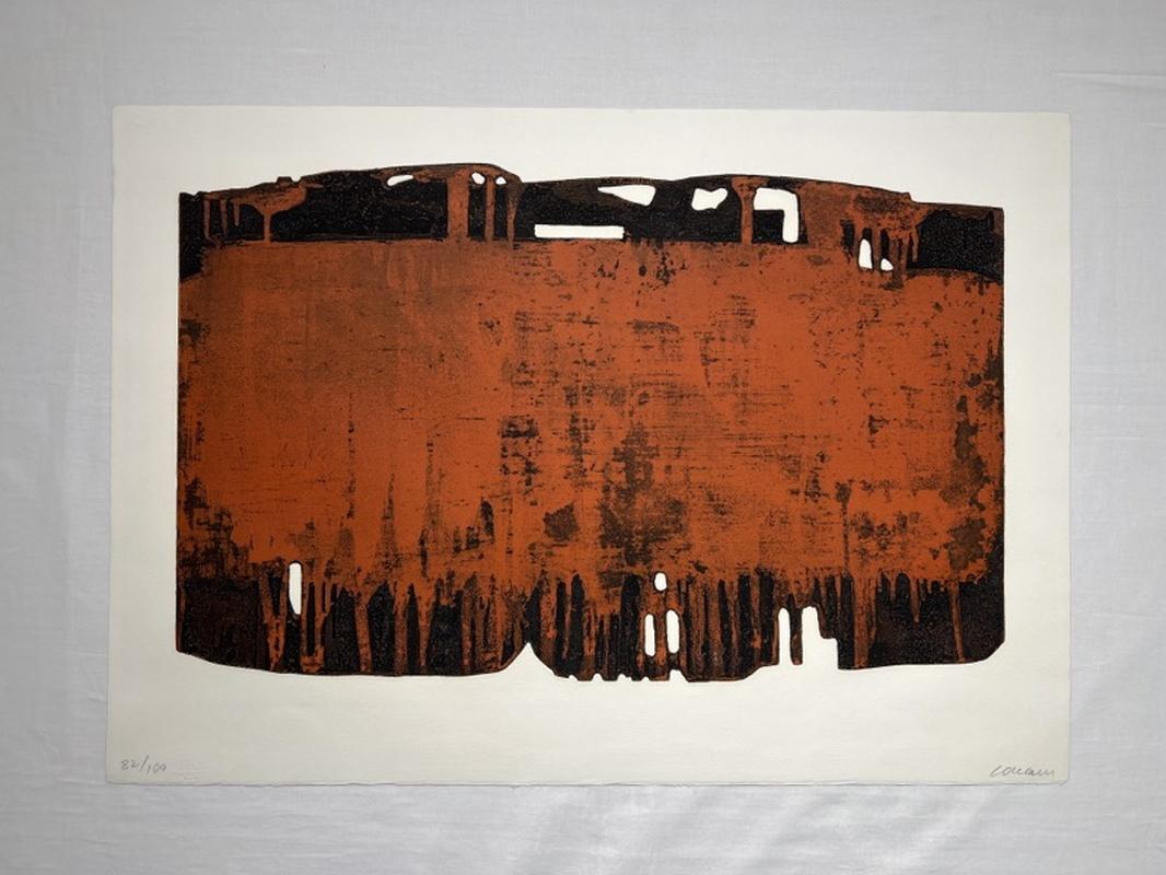 Eau Forte XXV, 1974, Etching, Limited Edition of 100 by Pierre Soulages -BNF27 For Sale 5