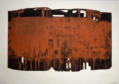 Eau Forte XXV, 1974, Etching, Limited Edition of 100 by Pierre Soulages -BNF27