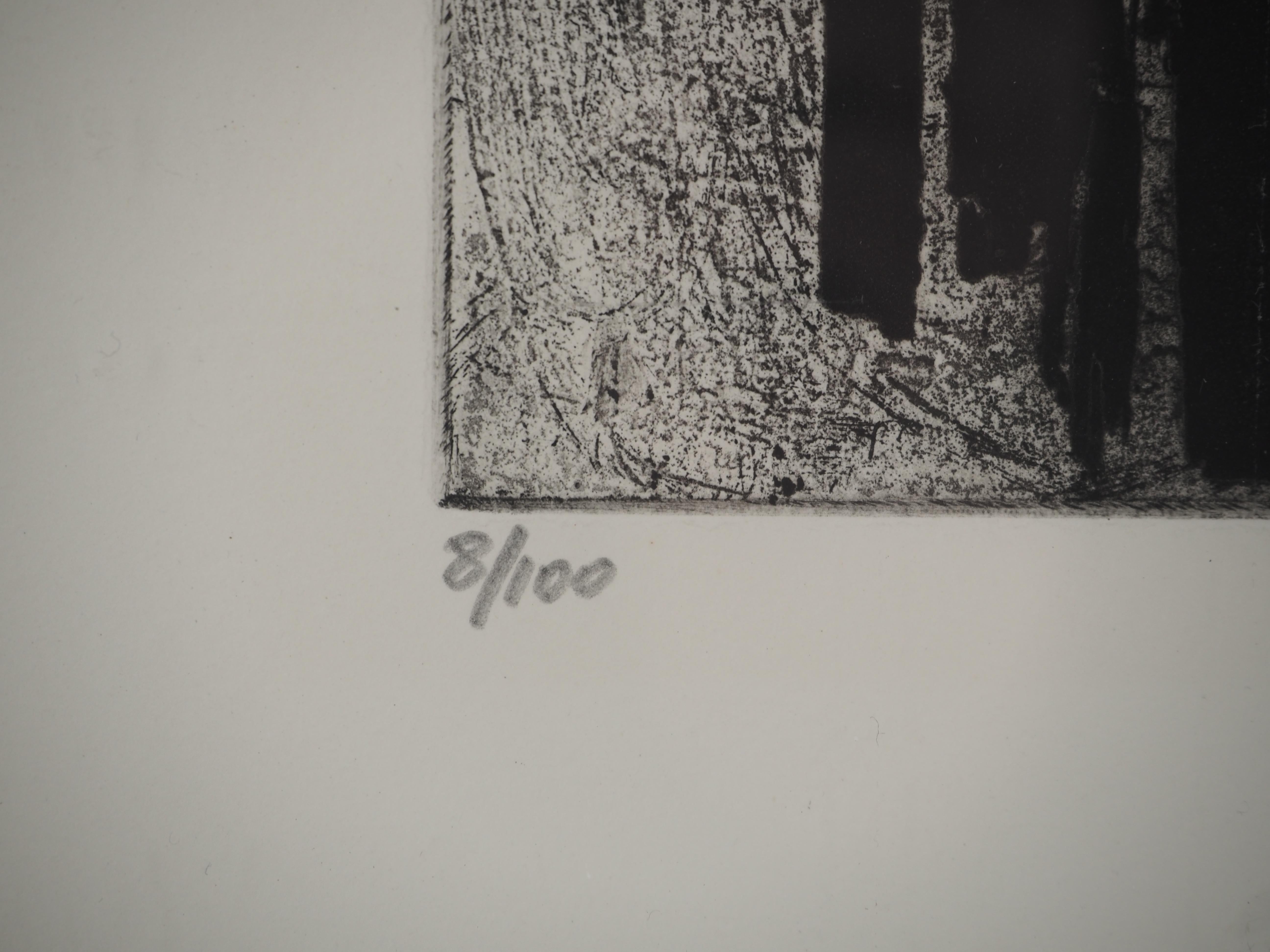 Etching IV – Original-Radierung, handsigniert und nummeriert (BNF #4) im Angebot 1