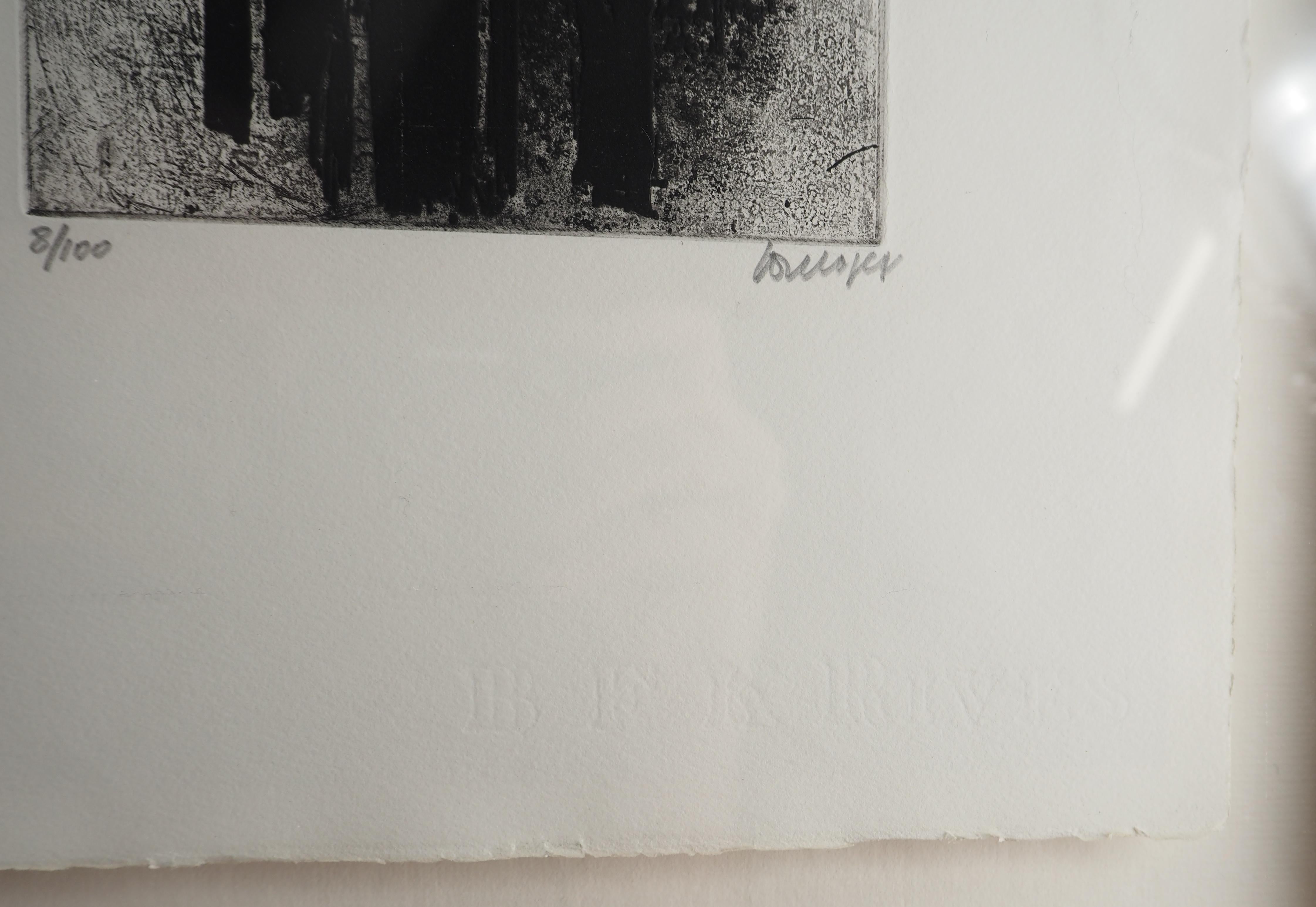 Etching IV – Original-Radierung, handsigniert und nummeriert (BNF #4) im Angebot 2