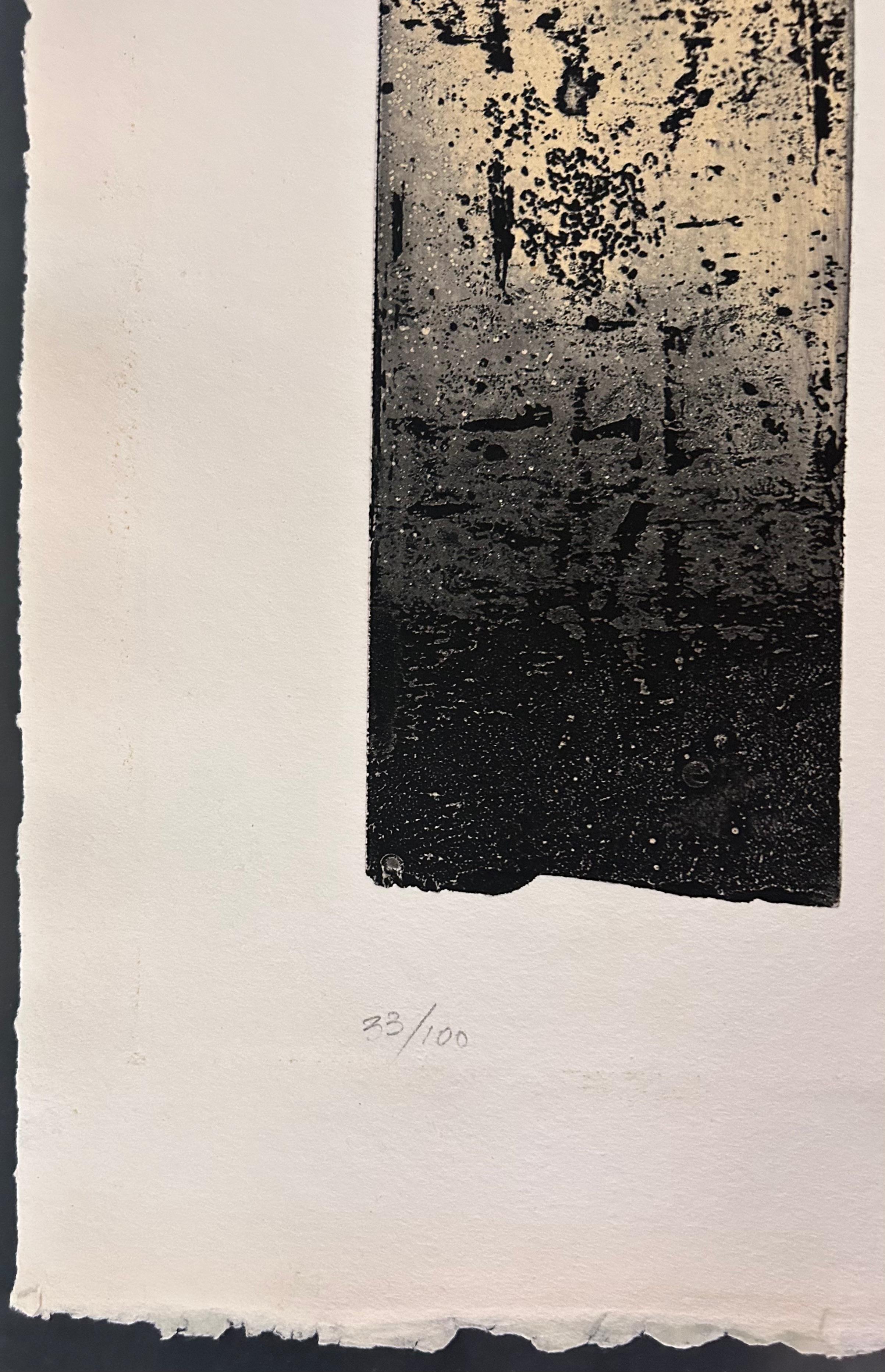 Etching XL, handsignierte und nummerierte Radierung von Pierre Soulages, Druck, 1996 im Angebot 2