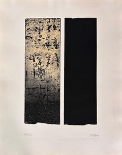 Aguafuerte XL, Aguafuerte firmado y numerado a mano por Pierre Soulages, Grabado, 1996
