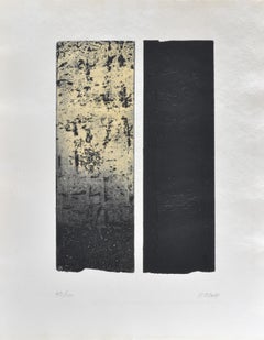 Etching XL, handsignierte und nummerierte Radierung von Pierre Soulages, Druck, 1996