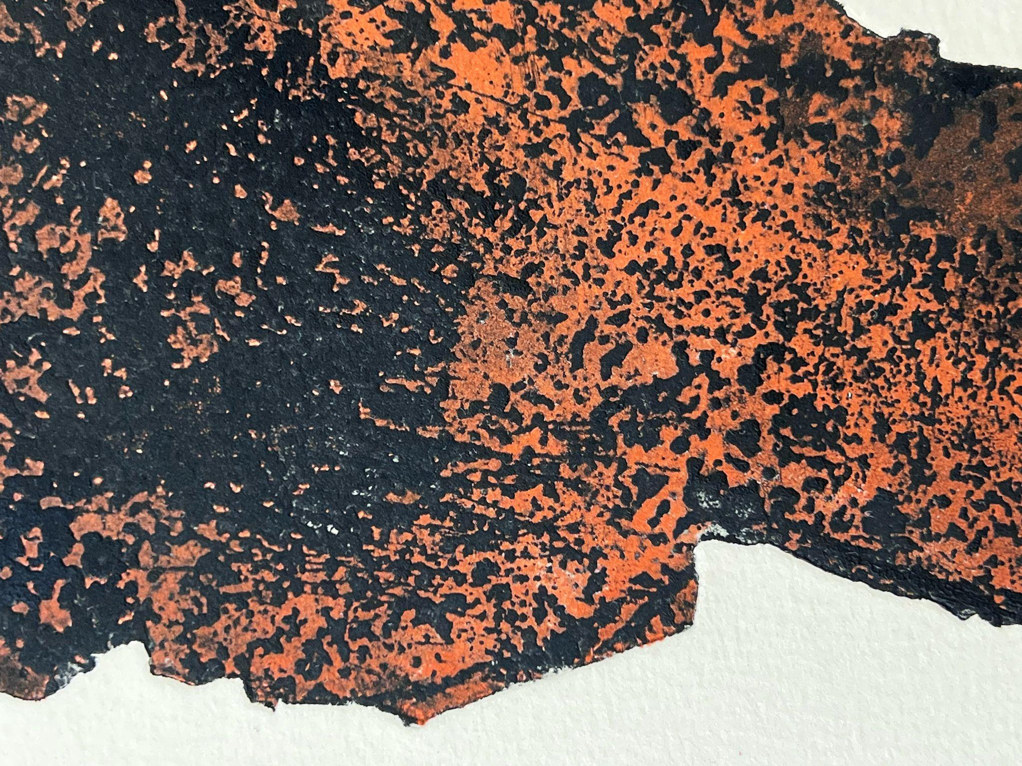 Gravure XXVII - Abstrait Print par Pierre Soulages