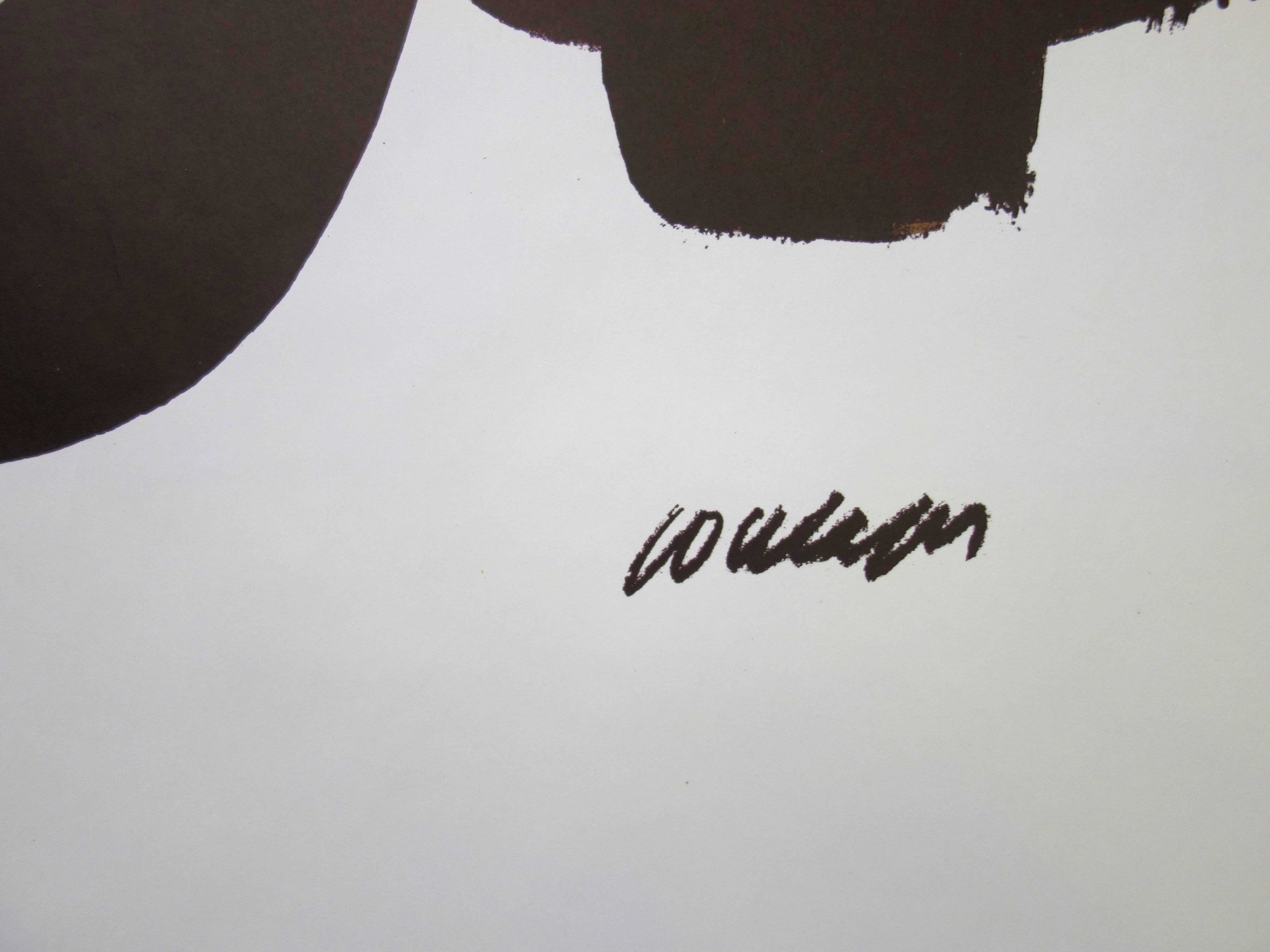 Litografía n°29 - Litografía original (Mourlot - Juegos Olímpicos de Munich 1972) - Print de Pierre Soulages