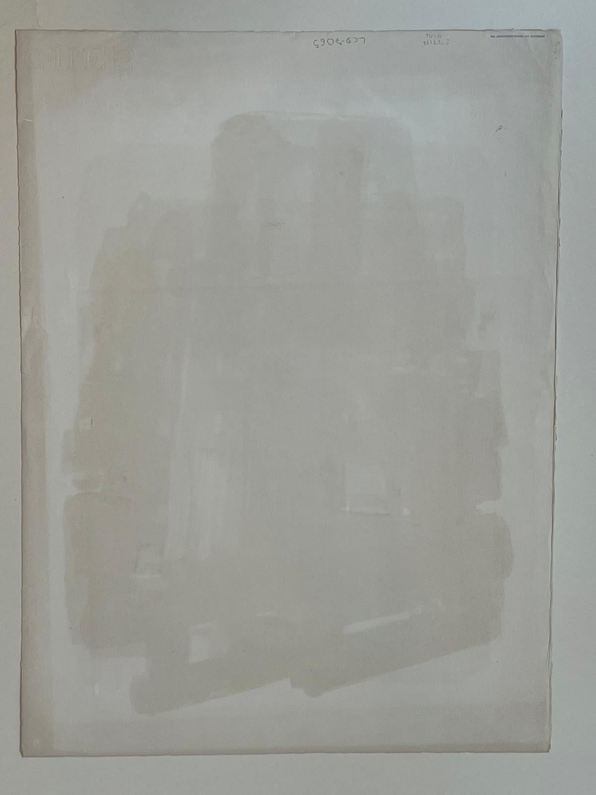 Lithograph n°8 - Print by Pierre Soulages
