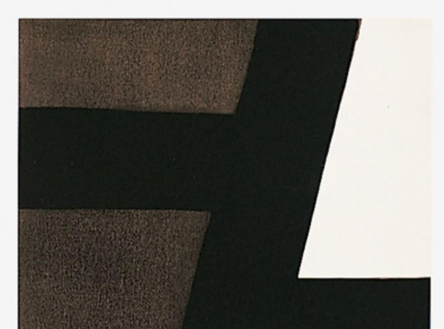 Lithographie n° 21 By Pierre Soulanges - Gray Figurative Print by Pierre Soulages
