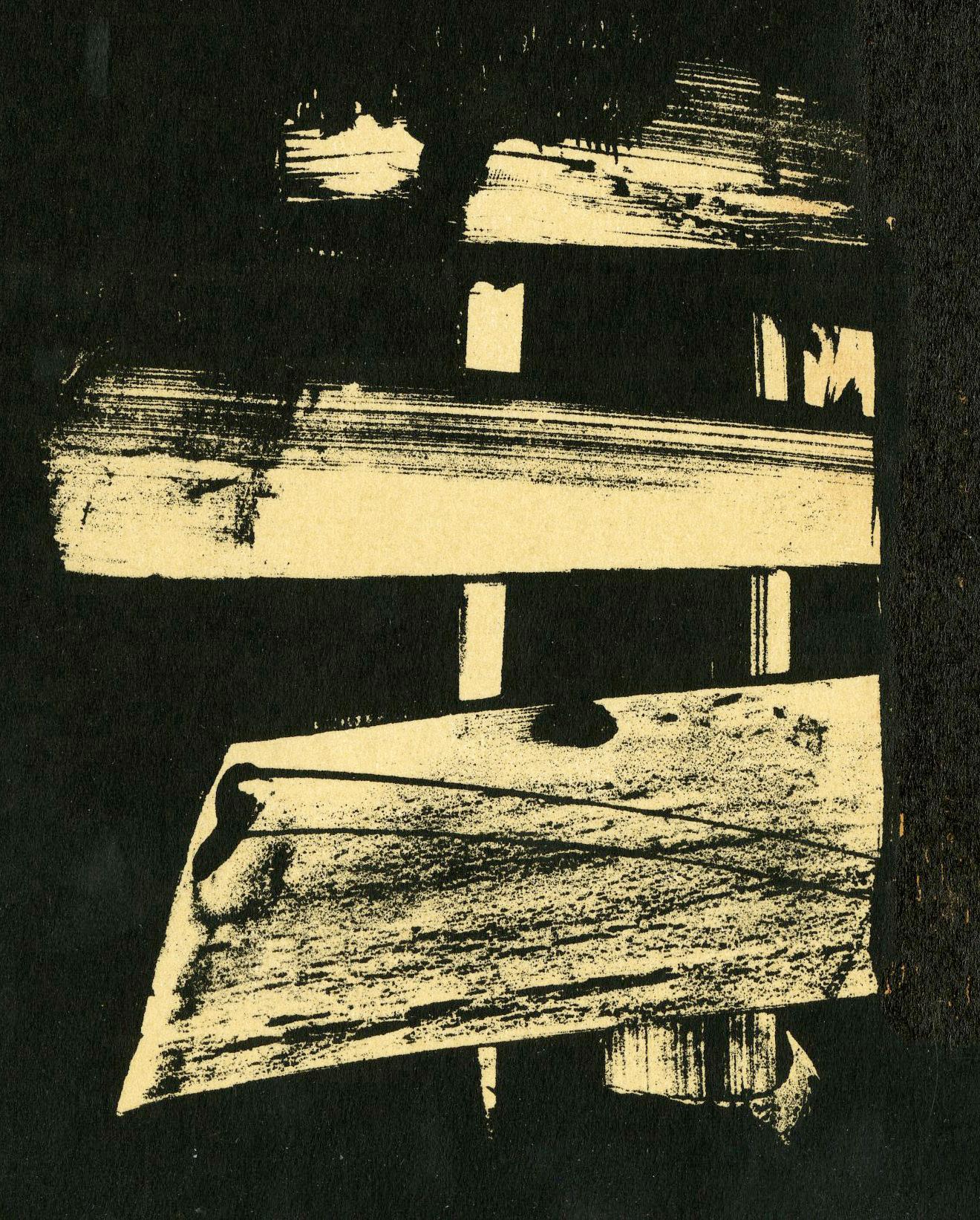 Lithographie n°9, Pour XXeme Siecle - Abstract Expressionist Print by Pierre Soulages
