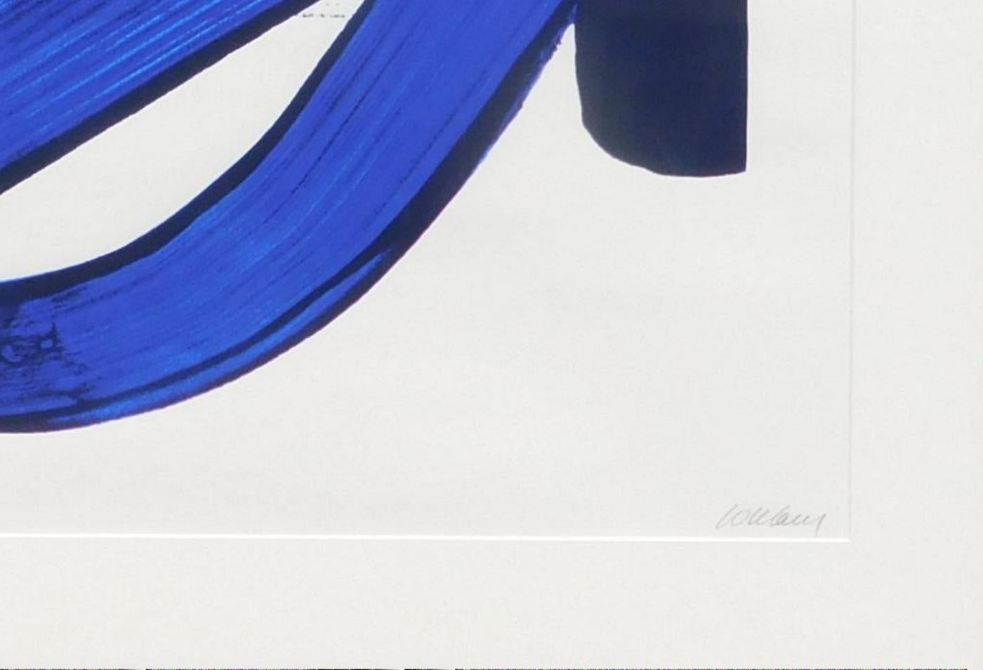 Sérigraphie originale de Pierre Soulages. 